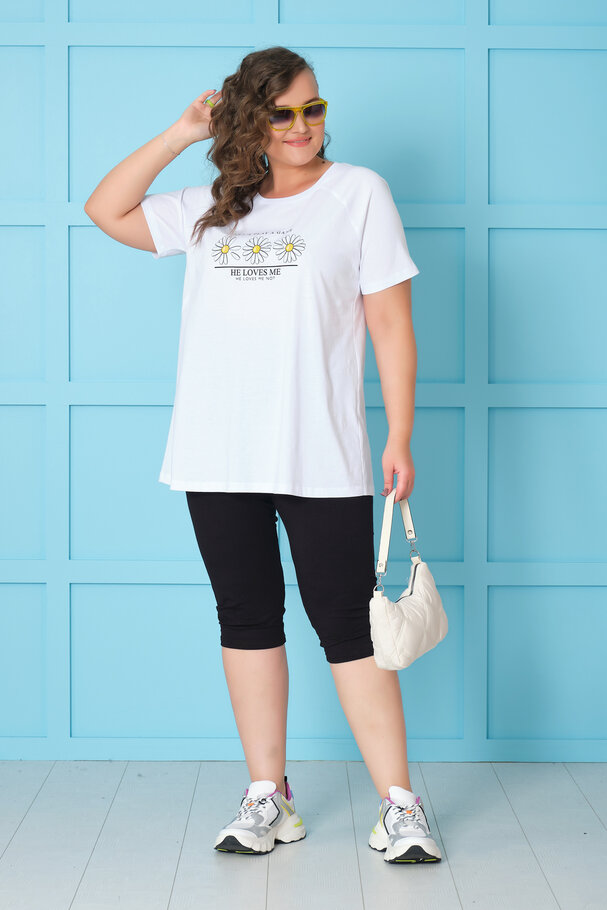 PAPATYA BASKILI T-SHIRT