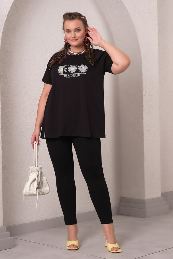 PAPATYA BASKILI T-SHIRT