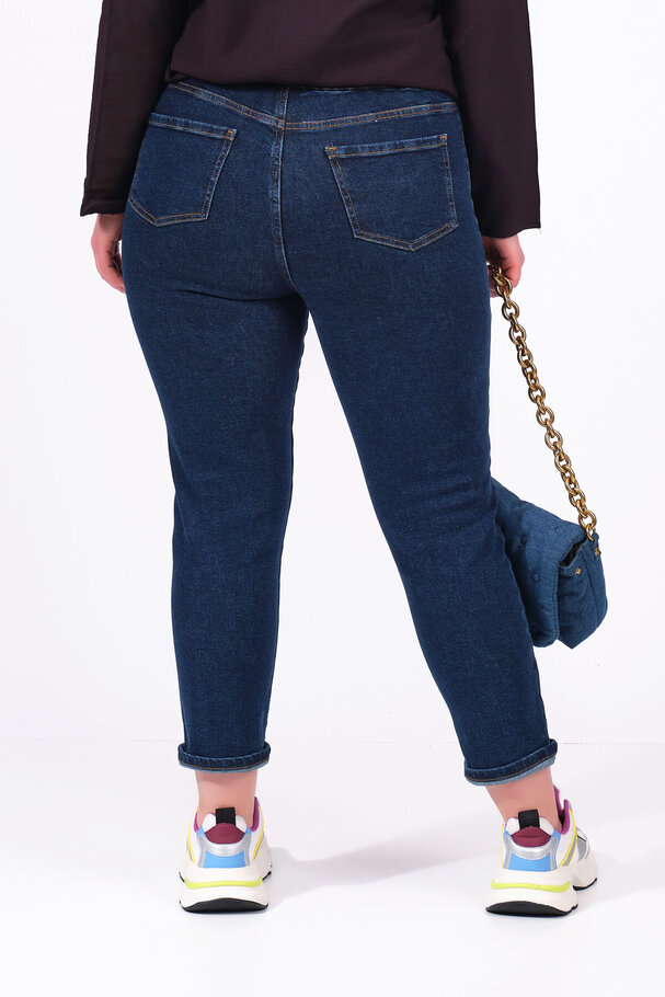 BELİ LASTİKLİ MOM JEAN