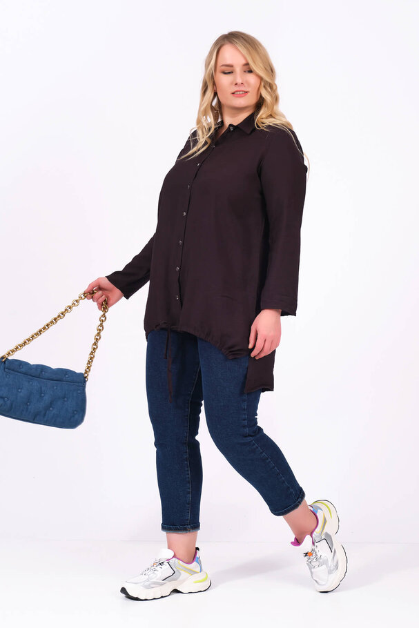 BELİ LASTİKLİ MOM JEAN