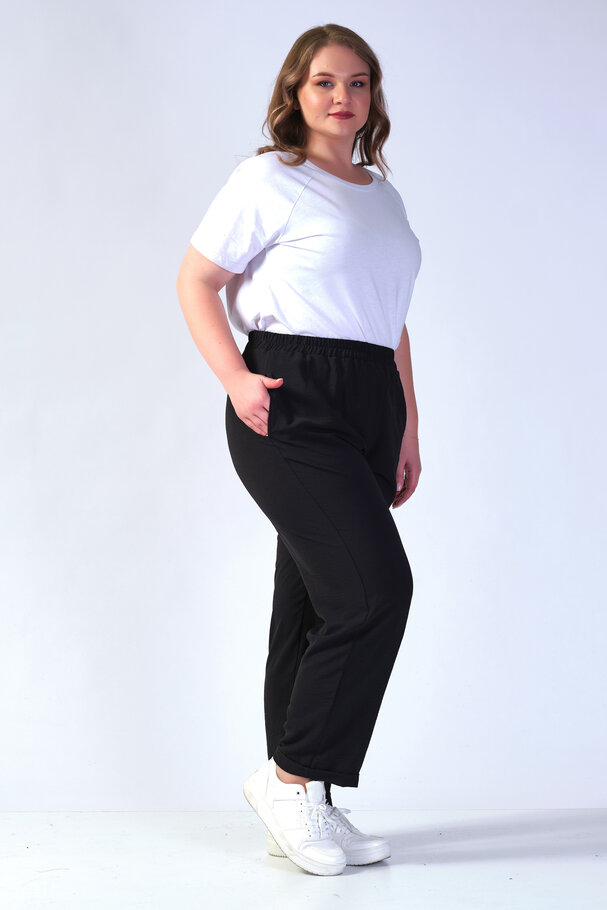 BELİ LASTİKLİ PANTOLON