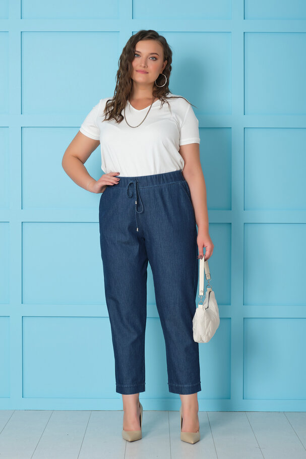 BELİ LASTİKLİ TENSEL PANTOLON