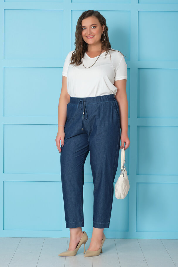 BELİ LASTİKLİ TENSEL PANTOLON