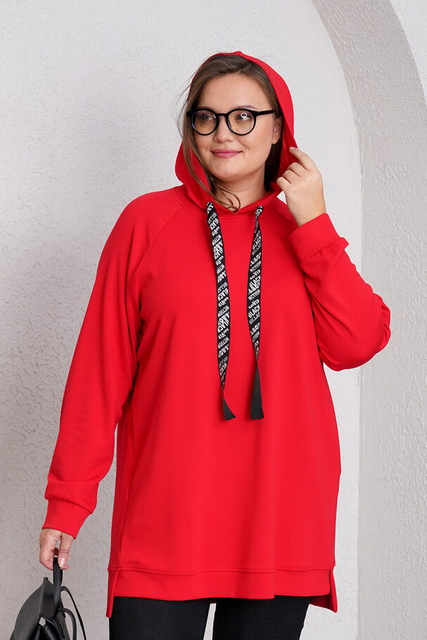 KAPÜŞONLU MODAL SWEATSHIRT