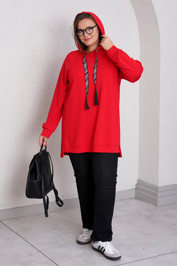 KAPÜŞONLU MODAL SWEATSHIRT