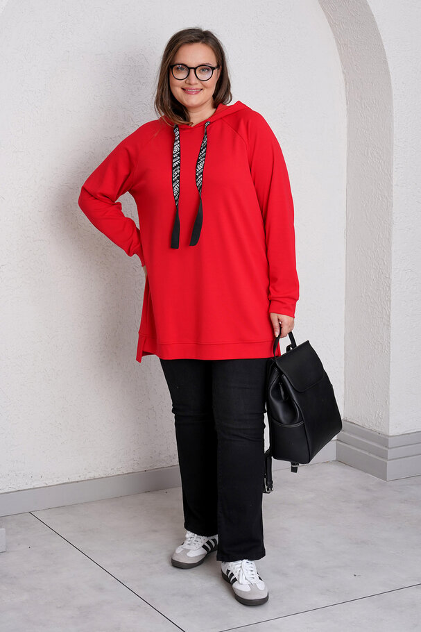 KAPÜŞONLU MODAL SWEATSHIRT