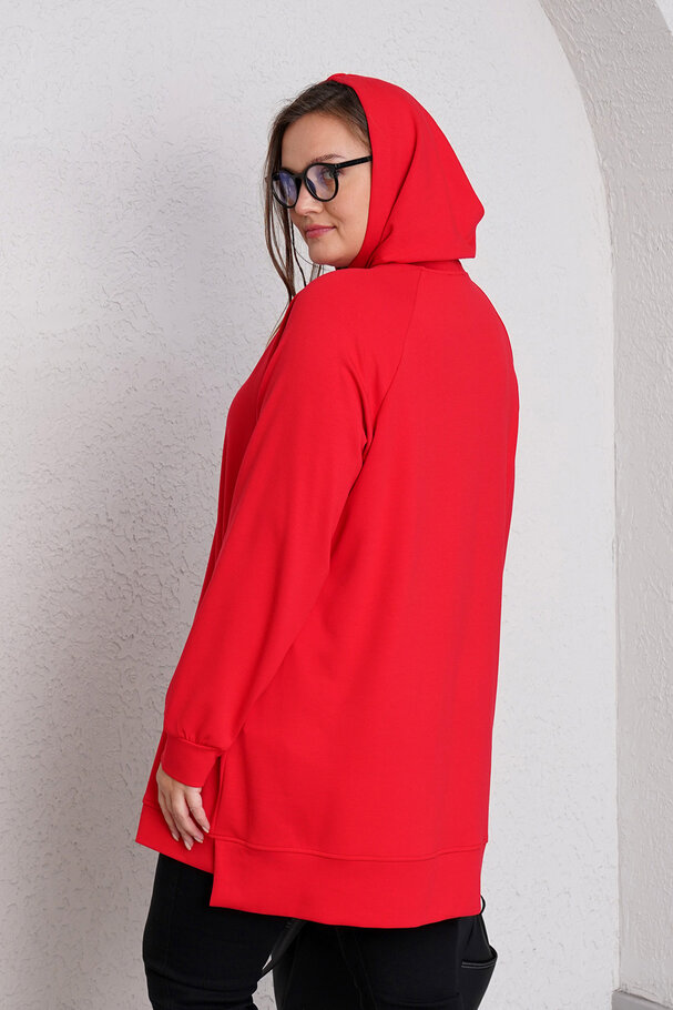 KAPÜŞONLU MODAL SWEATSHIRT