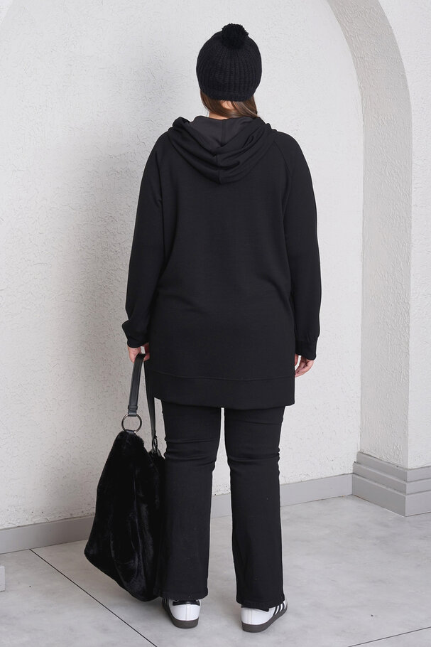 KAPÜŞONLU MODAL SWEATSHIRT