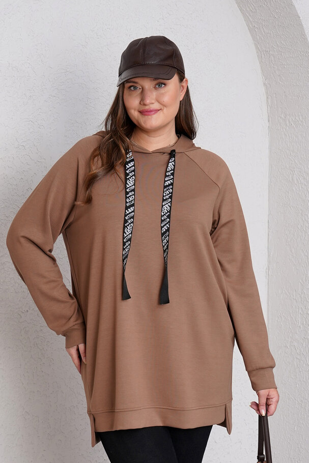KAPÜŞONLU MODAL SWEATSHIRT