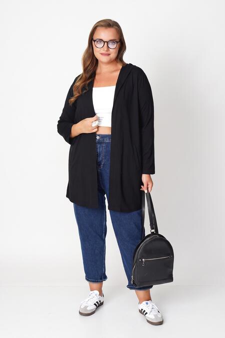 54395 - PENYE KAPÜŞONLU SOFT HIRKA