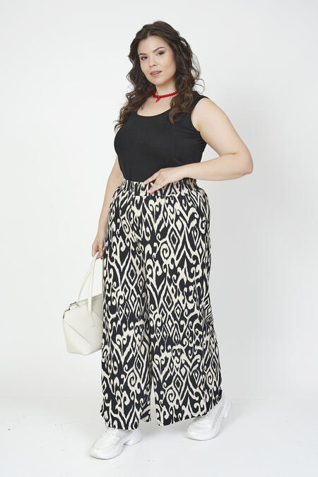  - DESENLİ RAHAT PANTOLON (1)