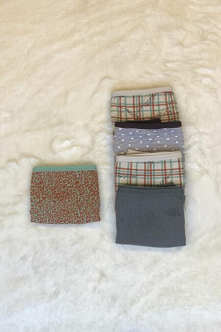 53987 - 5'Lİ DESENLİ VE PAMUKLU KÜLOT