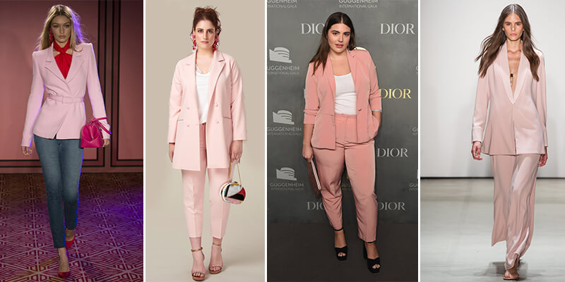 Milenyum Pembesi Blazer Ceket ve Pantolon Trendi ;)