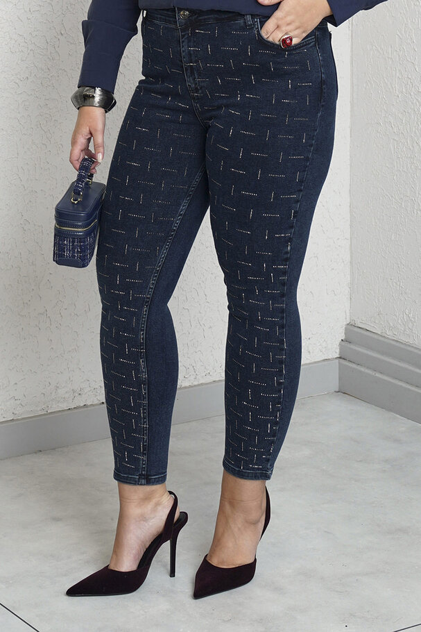 ARTI TAŞ BASKILI SKINNY JEAN