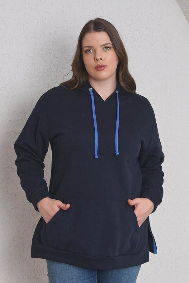 BASIC KANGURU CEPLİ SWEATSHIRT