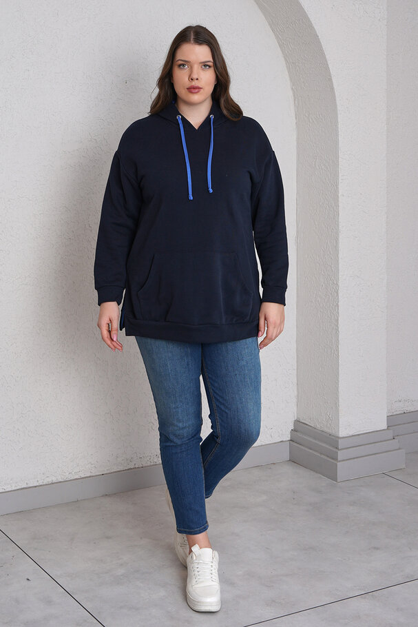 BASIC KANGURU CEPLİ SWEATSHIRT