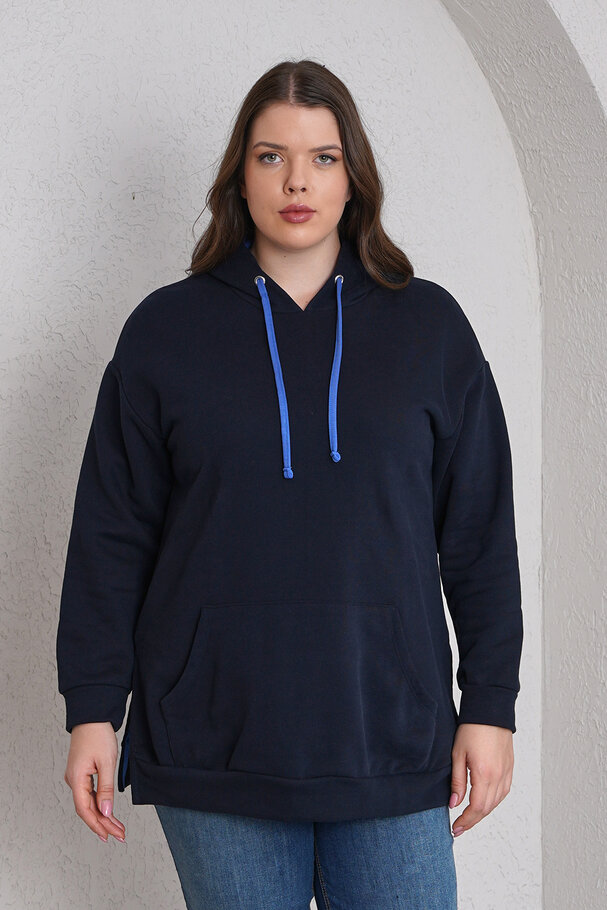 BASIC KANGURU CEPLİ SWEATSHIRT