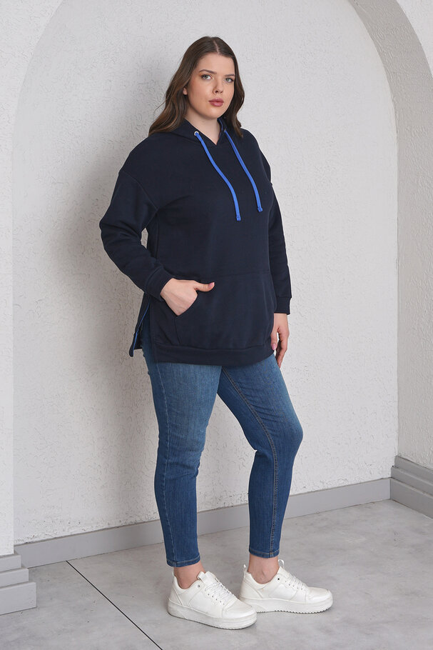 BASIC KANGURU CEPLİ SWEATSHIRT