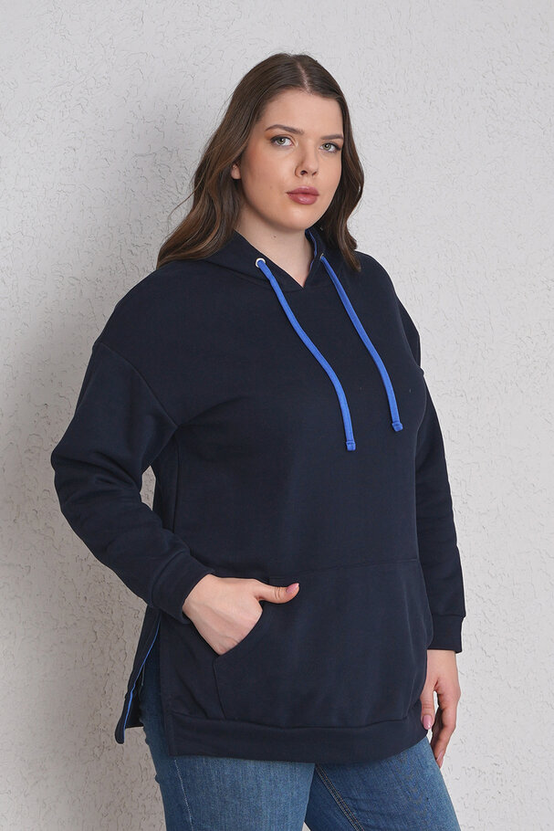 BASIC KANGURU CEPLİ SWEATSHIRT
