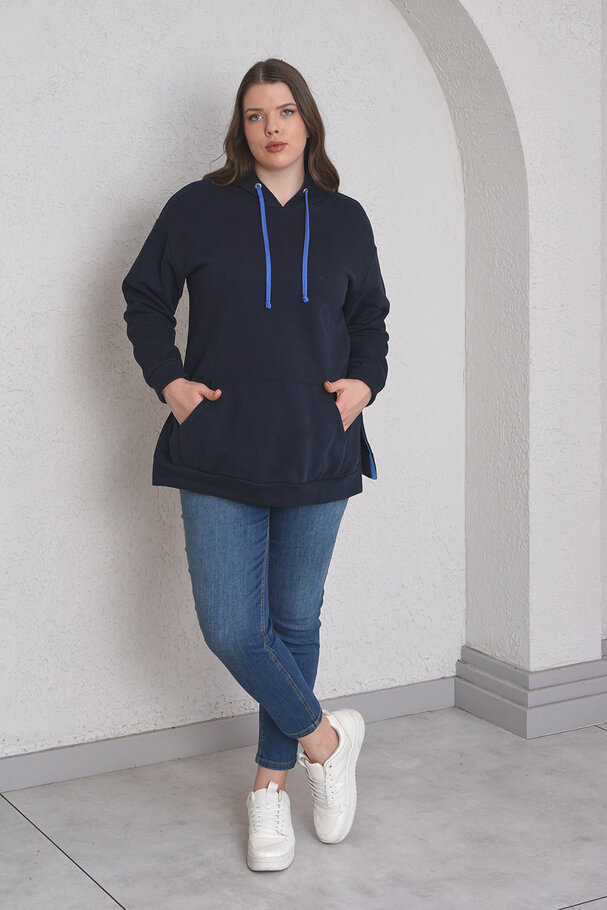 BASIC KANGURU CEPLİ SWEATSHIRT