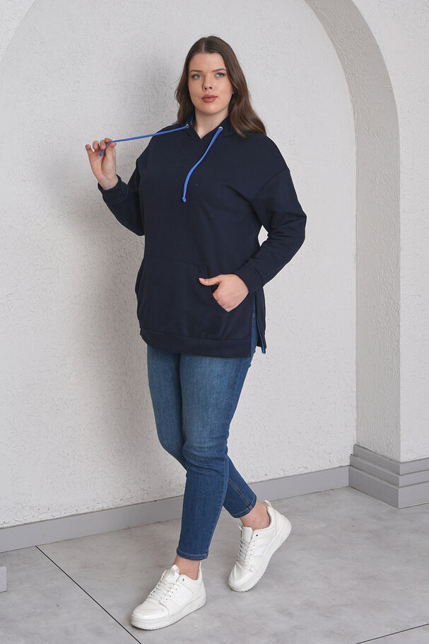 BASIC KANGURU CEPLİ SWEATSHIRT