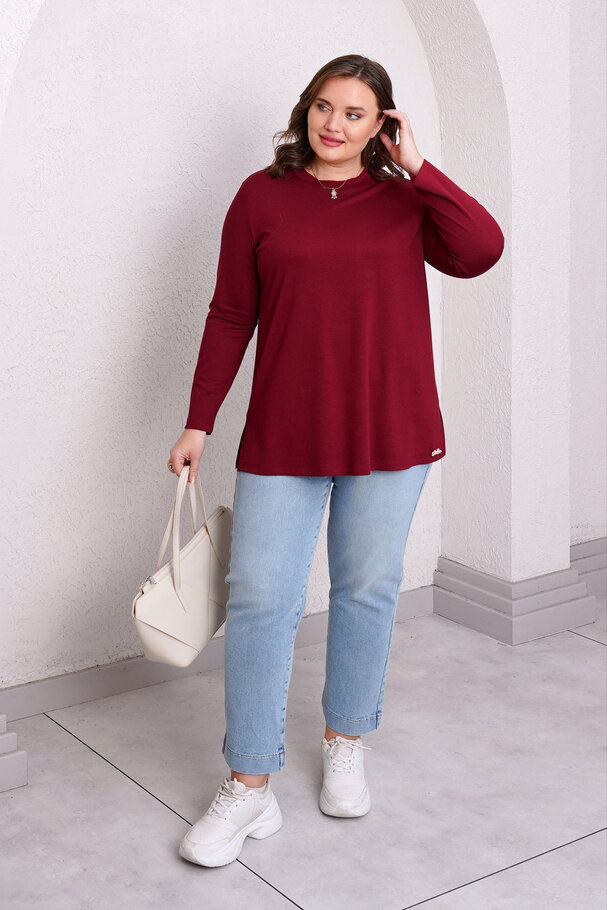 BASIC LONG SLEEVE MODAL T-SHIRT
