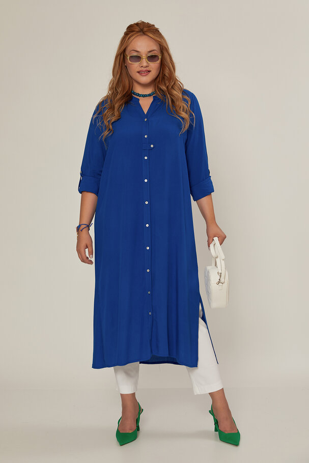 BASIC LONG TUNIC SHIRT