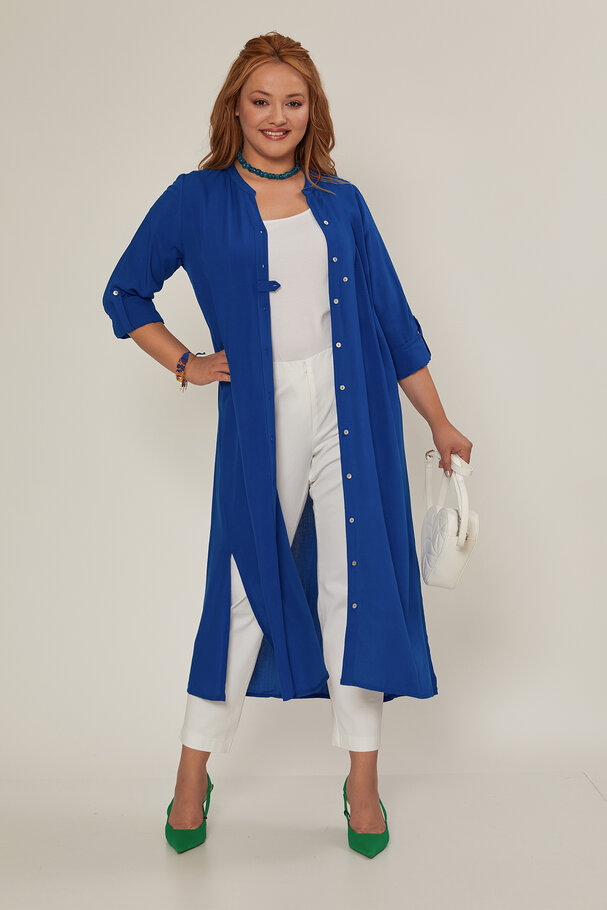 BASIC LONG TUNIC SHIRT