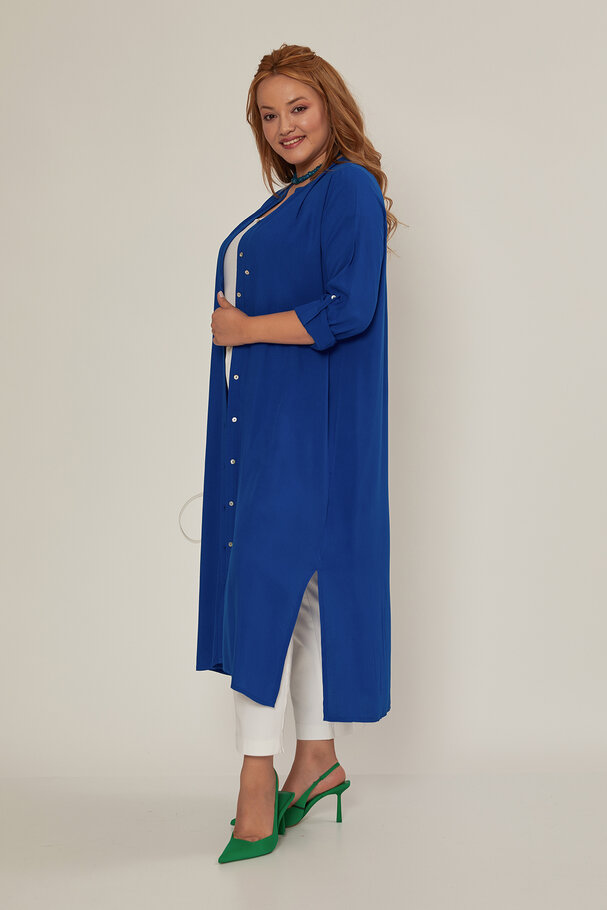 BASIC LONG TUNIC SHIRT