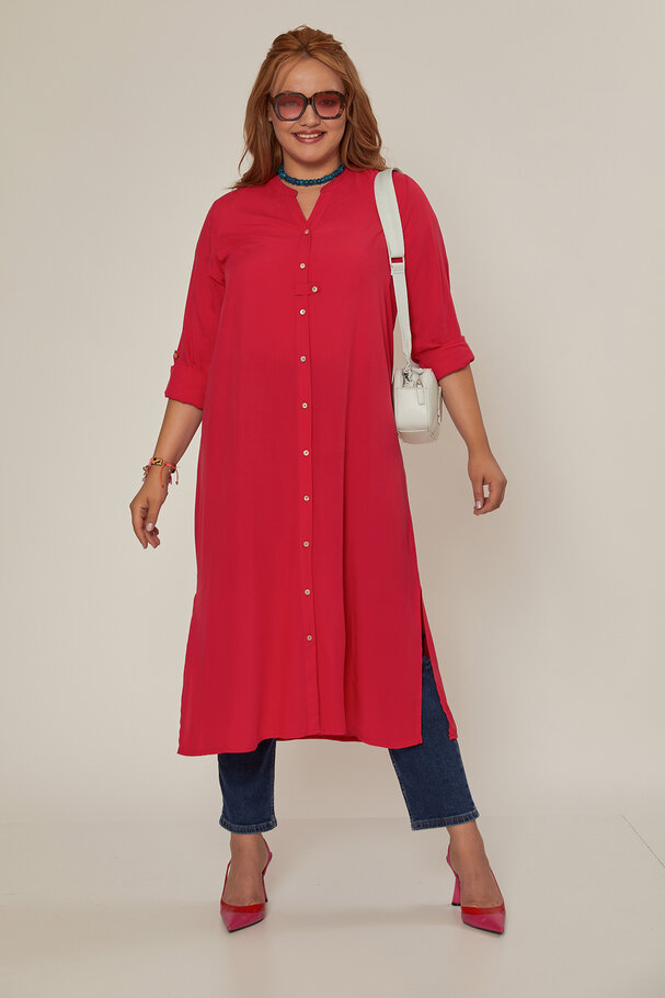 BASIC LONG TUNIC SHIRT