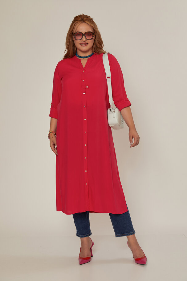 BASIC LONG TUNIC SHIRT