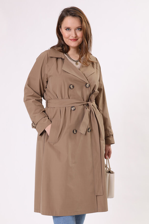 BASIC TRENCH COAT WITH BELT