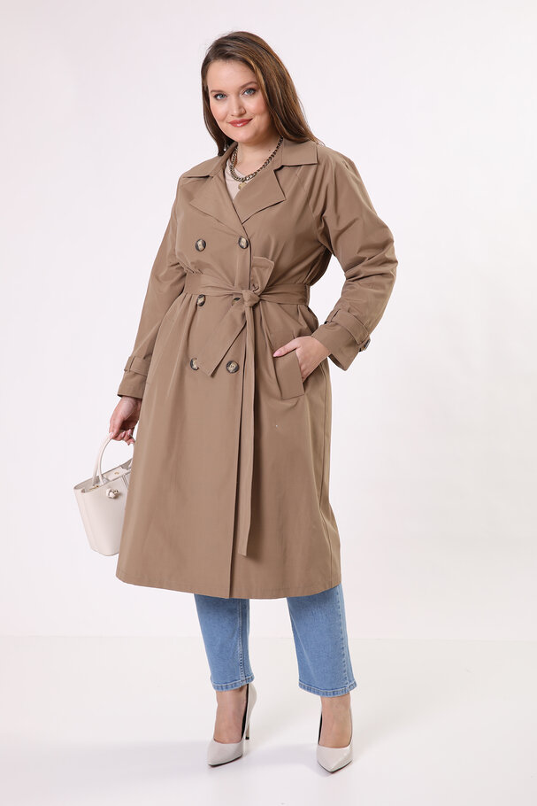 BASIC TRENCH COAT WITH BELT