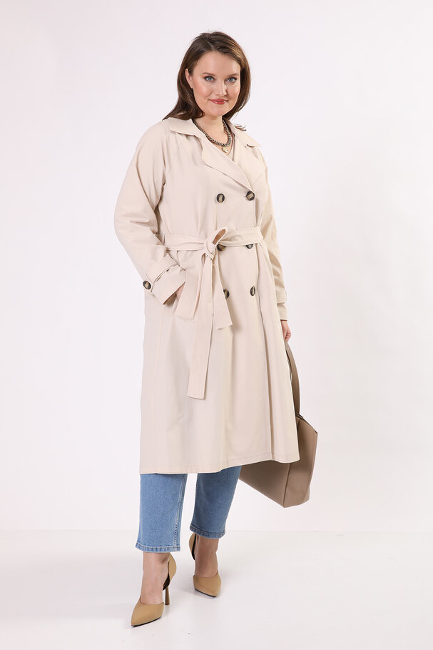 BASIC TRENCH COAT WITH BELT