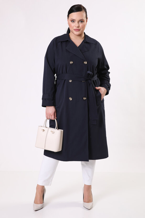 BASIC TRENCH COAT WITH BELT