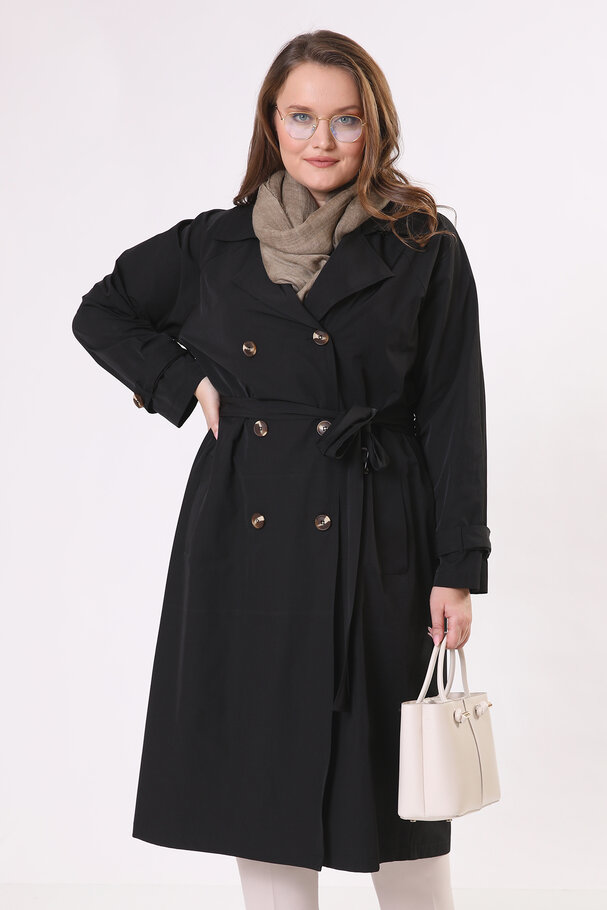 BASIC TRENCH COAT WITH BELT