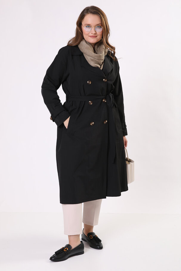 BASIC TRENCH COAT WITH BELT