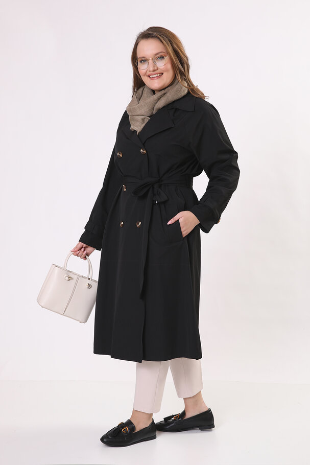 BASIC TRENCH COAT WITH BELT