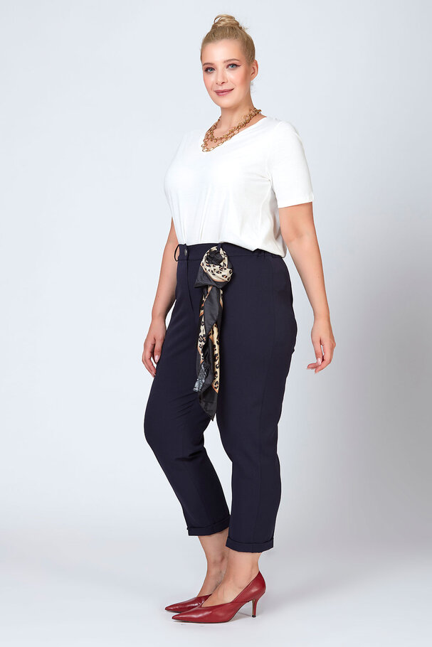 BELİ LASTİKLİ DUBLE PAÇA PANTOLON