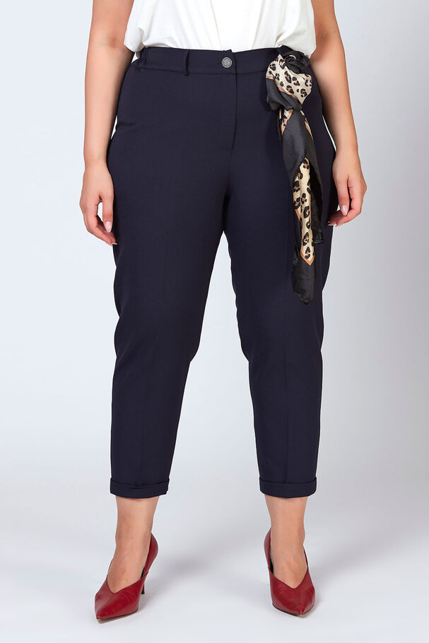 BELİ LASTİKLİ DUBLE PAÇA PANTOLON