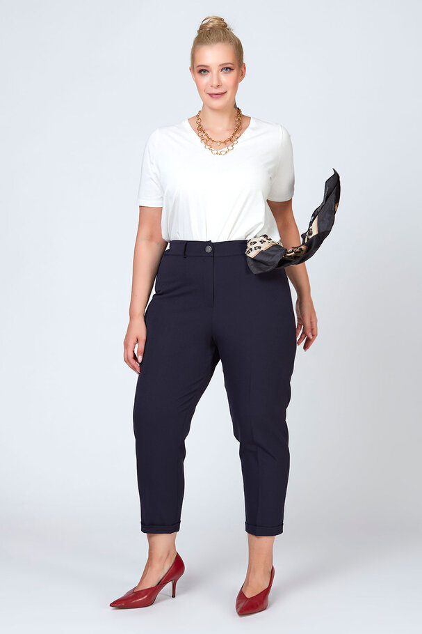 BELİ LASTİKLİ DUBLE PAÇA PANTOLON