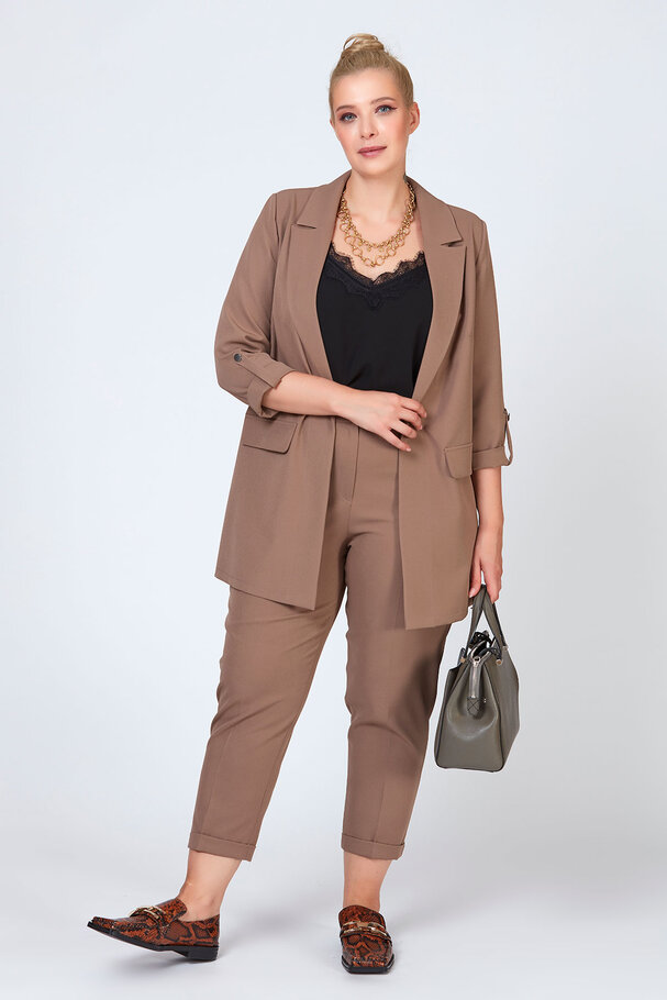 BELİ LASTİKLİ DUBLE PAÇA PANTOLON