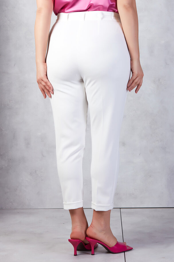 BELİ LASTİKLİ DUBLE PAÇA PANTOLON