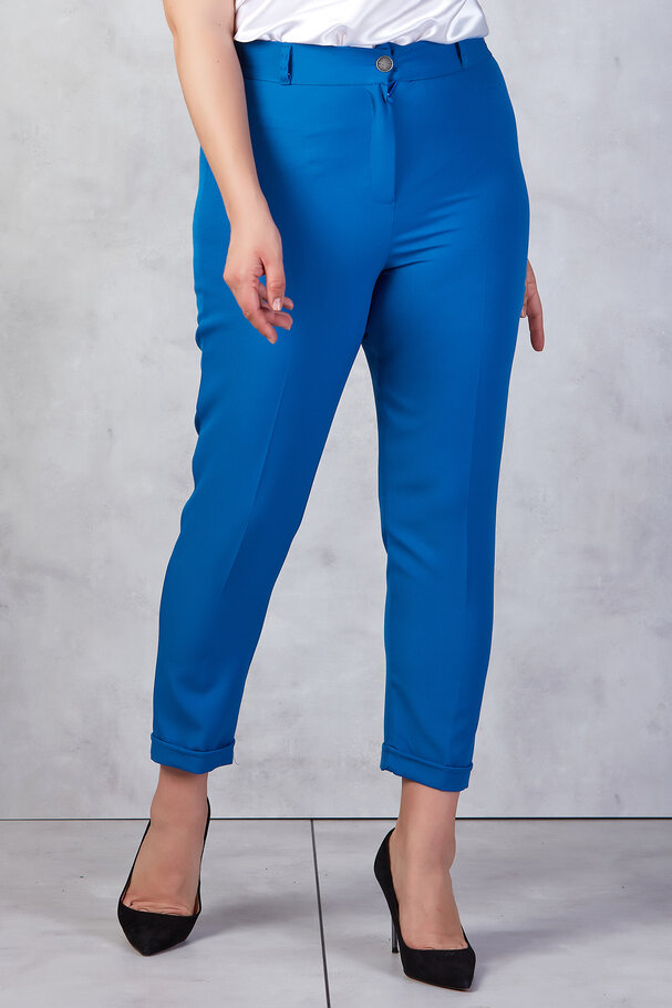 BELİ LASTİKLİ DUBLE PAÇA PANTOLON