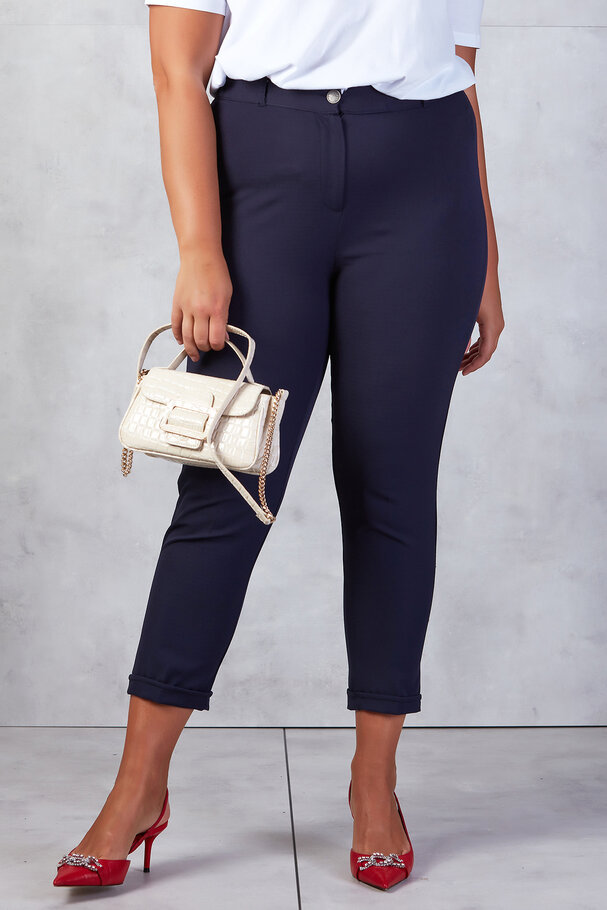 BELİ LASTİKLİ DUBLE PAÇA PANTOLON