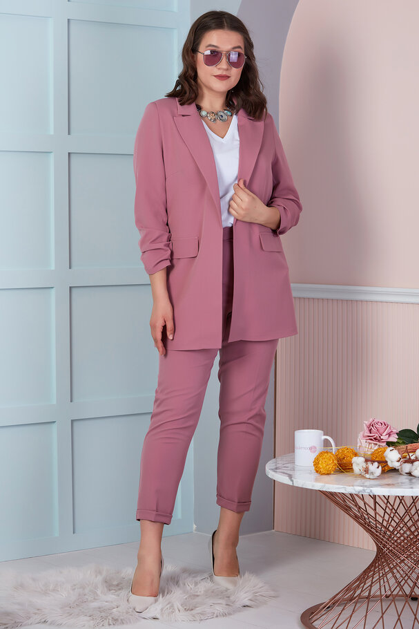 BELİ LASTİKLİ DUBLE PAÇA PANTOLON