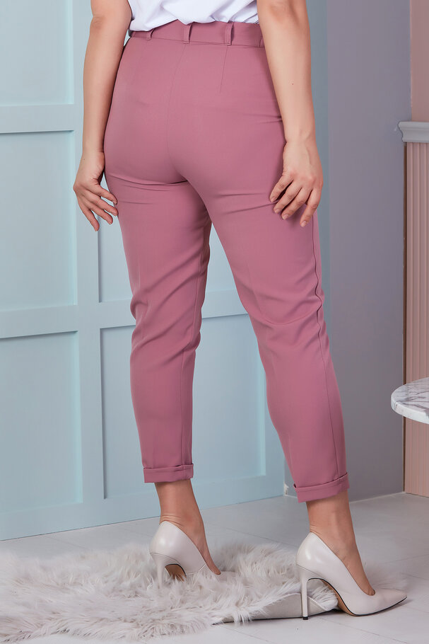 BELİ LASTİKLİ DUBLE PAÇA PANTOLON