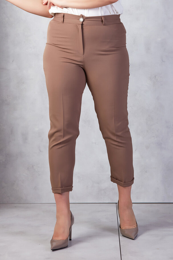 BELİ LASTİKLİ DUBLE PAÇA PANTOLON
