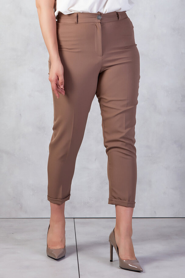 BELİ LASTİKLİ DUBLE PAÇA PANTOLON