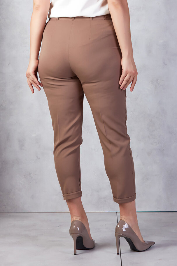 BELİ LASTİKLİ DUBLE PAÇA PANTOLON